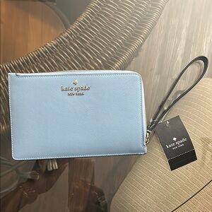 Kate Spade Light Blue Wristlet